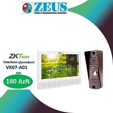 İnterkom(Domofon) VK07-A01-Çin.! ZKTeco VK07-A01 interkom (Домофон) - şəkil 3
