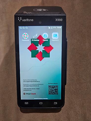 Verifone X990 POS terminali və kassa bir erdə . - Model: Verifone - şəkil 4