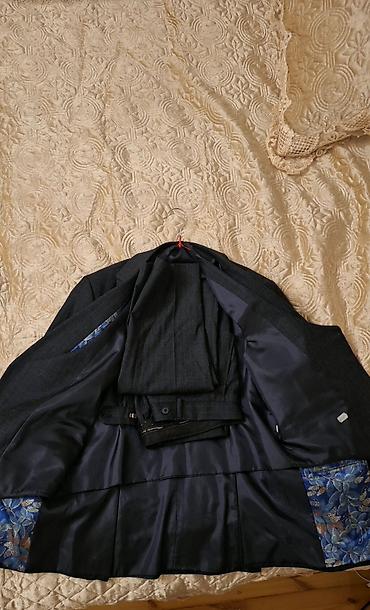 Kişi kostyum dəsti – 3 hissəli - Model: klassik qoltuqaltı düyməli - şəkil 4