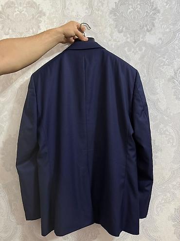 Cacharel kişi kostyumu – tünd göy rəngdə, klassik dizayn. - Brend - şəkil 5