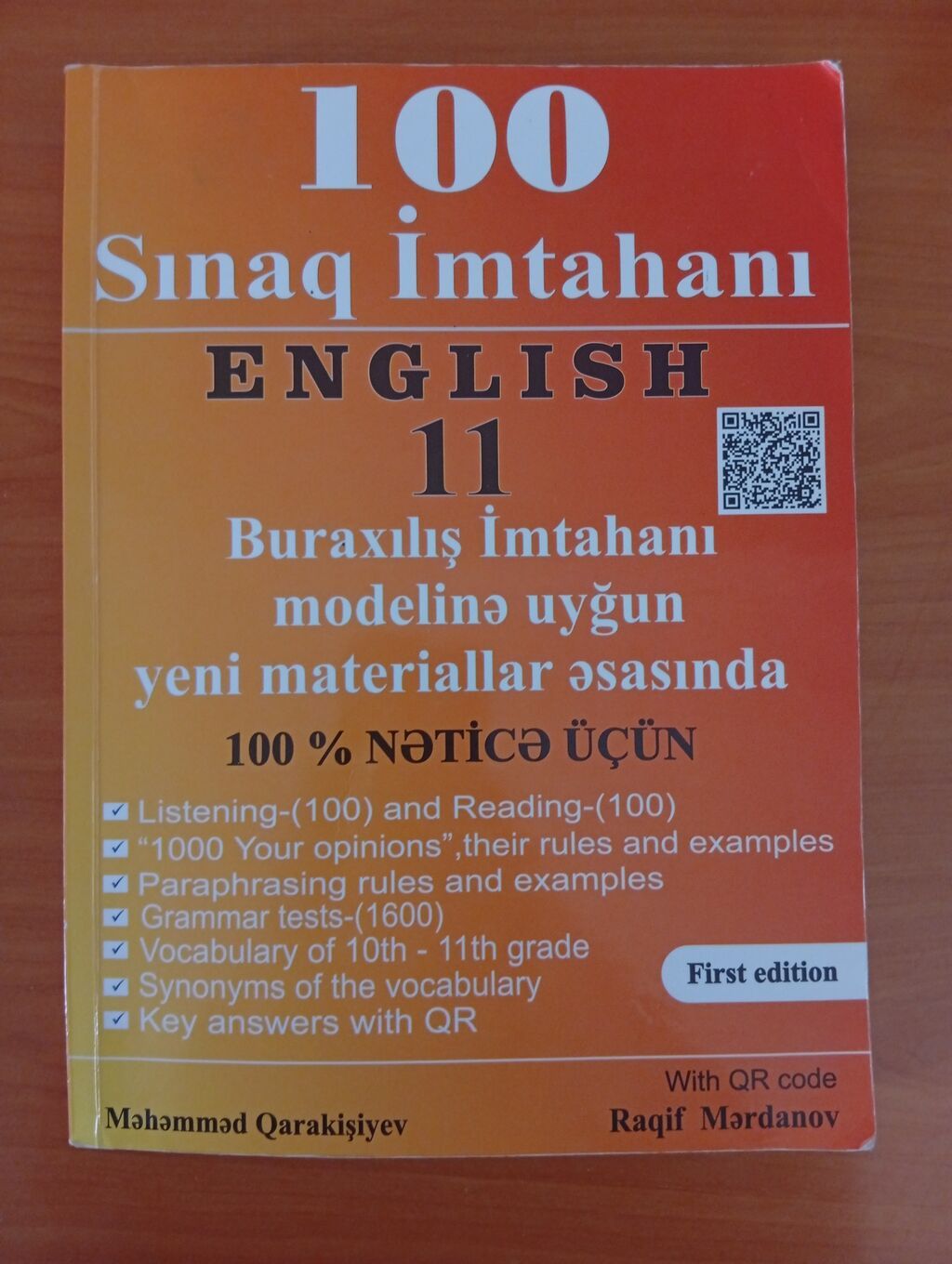 Məhsul: “100 Sınaq İmtahanı – English 11” (First edition) Təsvir: -