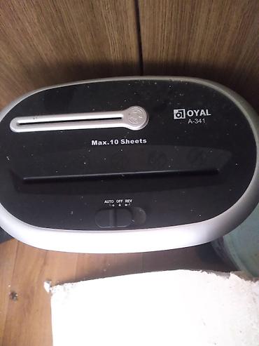 Oyal A-341 kağız doğrayıcı - Maksimum 10 vərəqə qədər eyni anda - şəkil 3