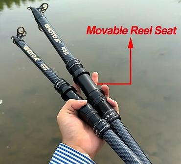 Karbon teleskopik balıqçı qamışı – “GHODA” seriyası - Ölçülər:450 - şəkil 2