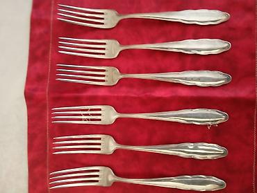 Gümüş rəngli antik üslubda stol qaşıq‑çəngəl dəsti Tərkib: - Müxtəlif - şəkil 3