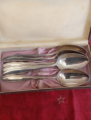 Gümüş rəngli antik üslubda stol qaşıq‑çəngəl dəsti Tərkib: - Müxtəlif - şəkil 5