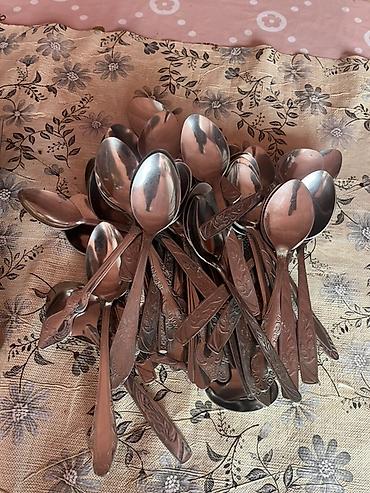 Metaldan hazırlanmış iri mətbəx ləvazimatları dəsti - Çəngəl və - şəkil 2