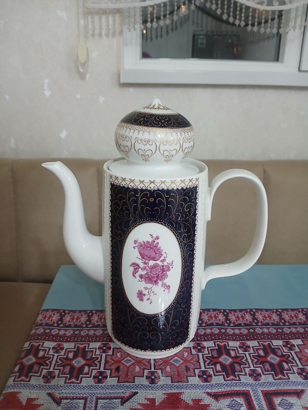 Yeni, rəng - Ağ, Dəm caydanı, Farfor