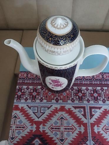 Yeni, rəng - Ağ, Dəm caydanı, Farfor - şəkil 3