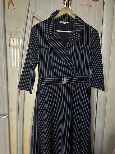 Zolaqlı qara don – şık və ofis tərzi. - Dizayn: incə ağ şaquli - şəkil 2