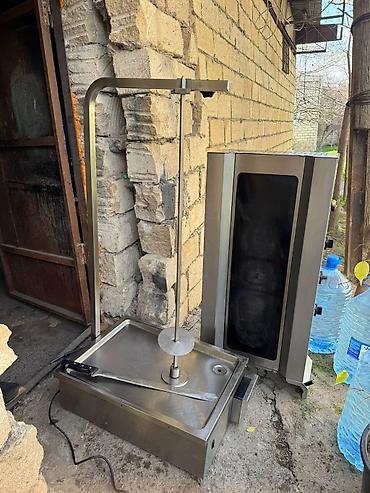 Doner/Kebab şişi üçün peşəkar vertikal elektrik qızdırıcılı aparat - - şəkil 2