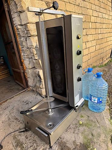 Doner/Kebab şişi üçün peşəkar vertikal elektrik qızdırıcılı aparat - - şəkil 4