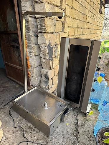 Doner/Kebab şişi üçün peşəkar vertikal elektrik qızdırıcılı aparat - - şəkil 5