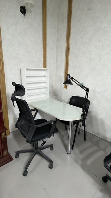 Gözəllik salonu üçün mebel dəsti. Manikür masaları, saç yuma üçün - şəkil 3