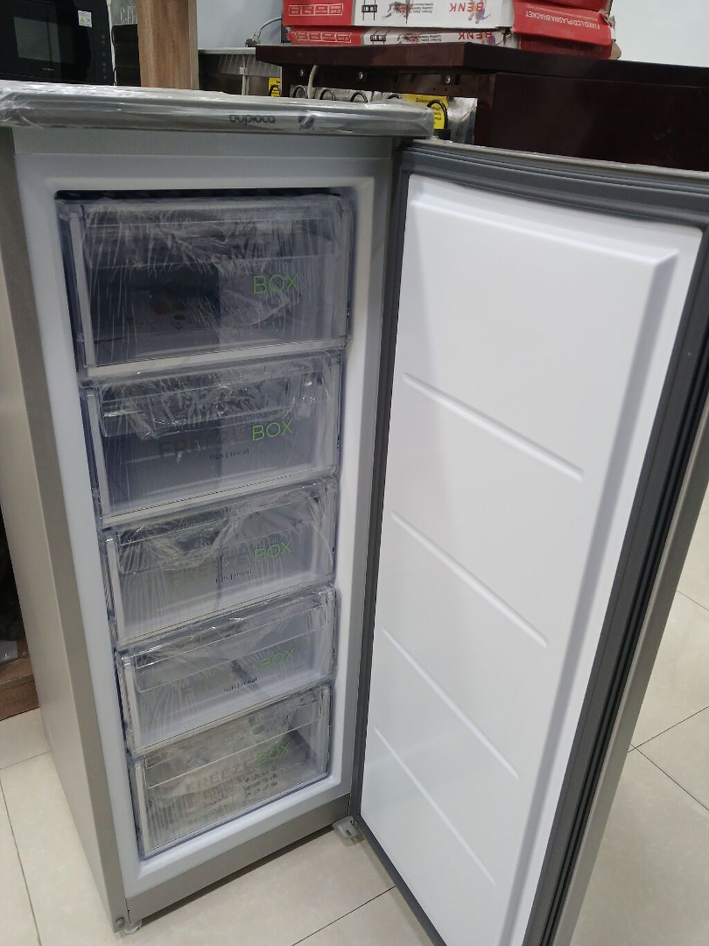 Dondurucu 5 polkalı Buzdolabı Морозилкa 5 polka dondurucu Biryusa