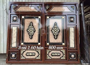 Yeni Dəmir Həyət darvazası, 3 m, Mexaniki, Qapı ilə, Kredit yoxdur, Ödənişli quraşdırma, Ödənişli çatdırılma, Rayonlara çatdırılma - şəkil 2