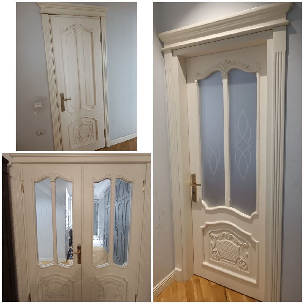 Qonaq otağı üçün İşlənmiş Otaq qapısı Plintus ilə, Zəmanətsiz, Ünvandan götürmə