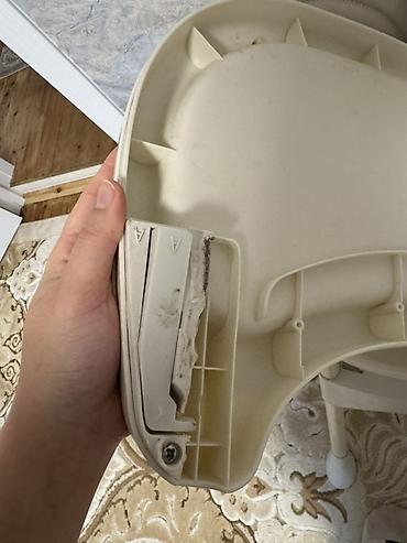 Uşaq yemək stulu - Rəng: ağ/krem - Material: plastik konstruksiya - şəkil 3