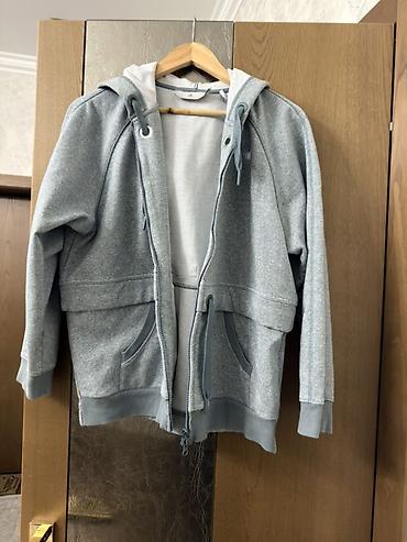 Idman dəsti – boz rəng Tərkib: - Kapüşonlu, fermuarlı xudi - Eyni - şəkil 2