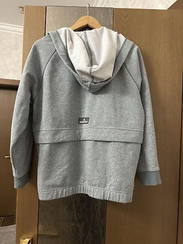 Idman dəsti – boz rəng Tərkib: - Kapüşonlu, fermuarlı xudi - Eyni - şəkil 3