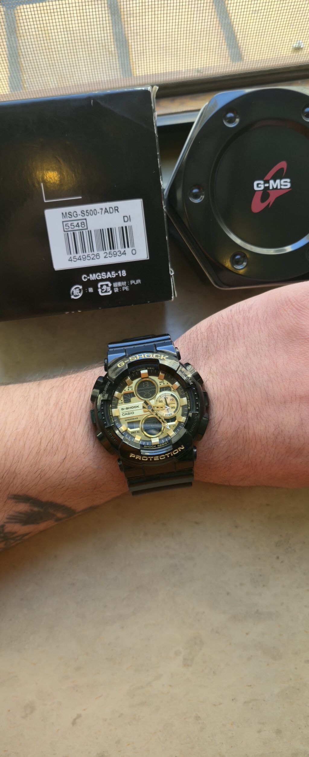 Qol saatı, Casio, rəng - Qara