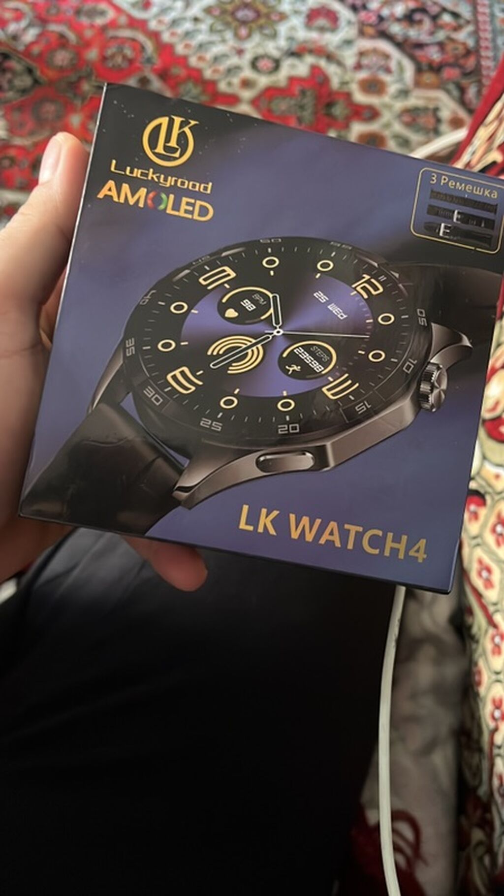 Smart saat, Sensor ekran, rəng - Qara