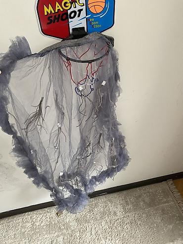 Qız uşaqları üçün zərif gecə/libas dəsti - Rəng: qrafit-boz - şəkil 5