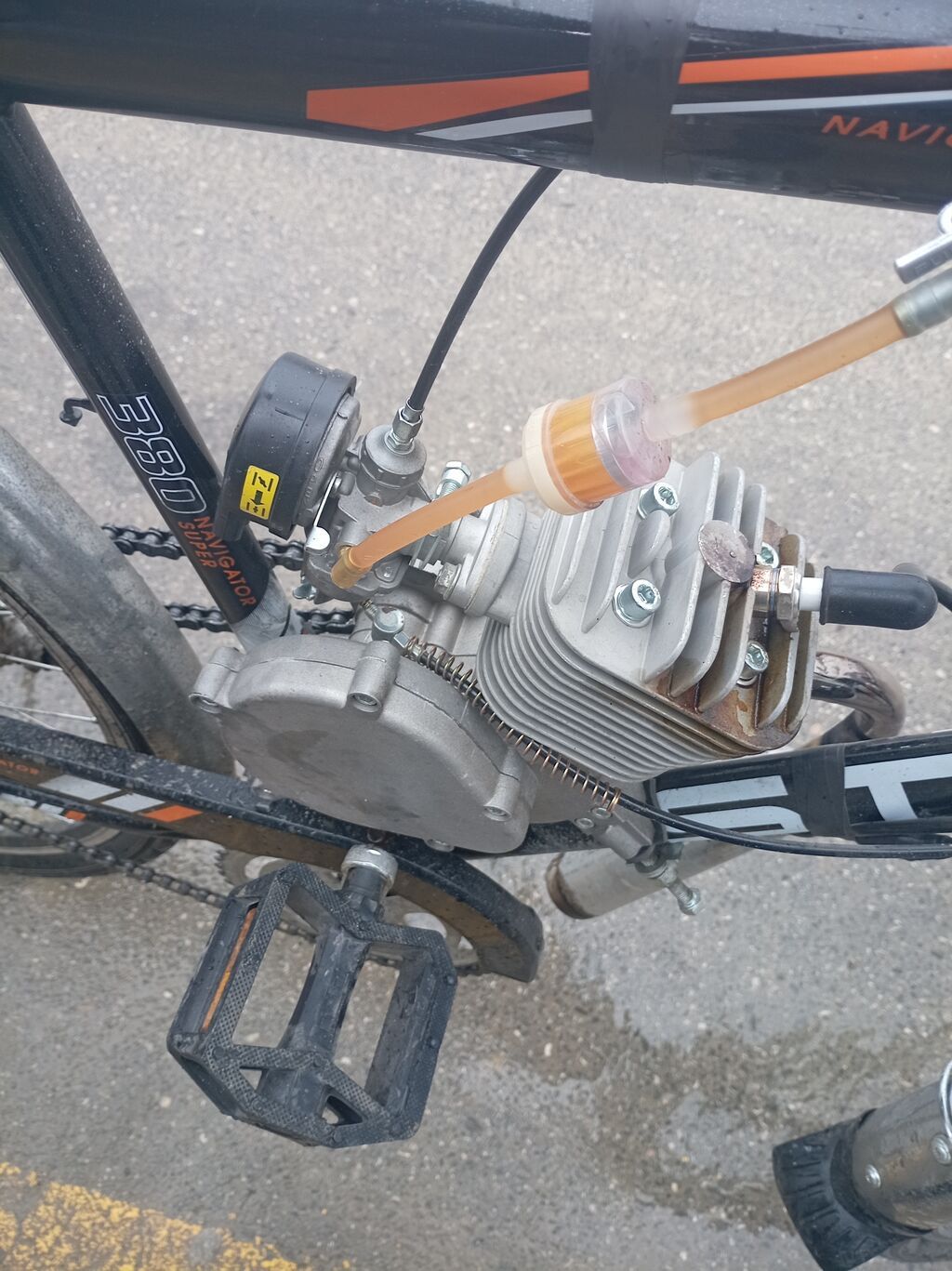 Velosiped üçün benzinli mühərrik dəsti - 2-taktlı daxiliyanma