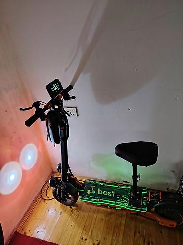 Elektrikli skuter – J-best M5+ (oturacaqlı) Xüsusiyyətlər: - Güclü ön - şəkil 4