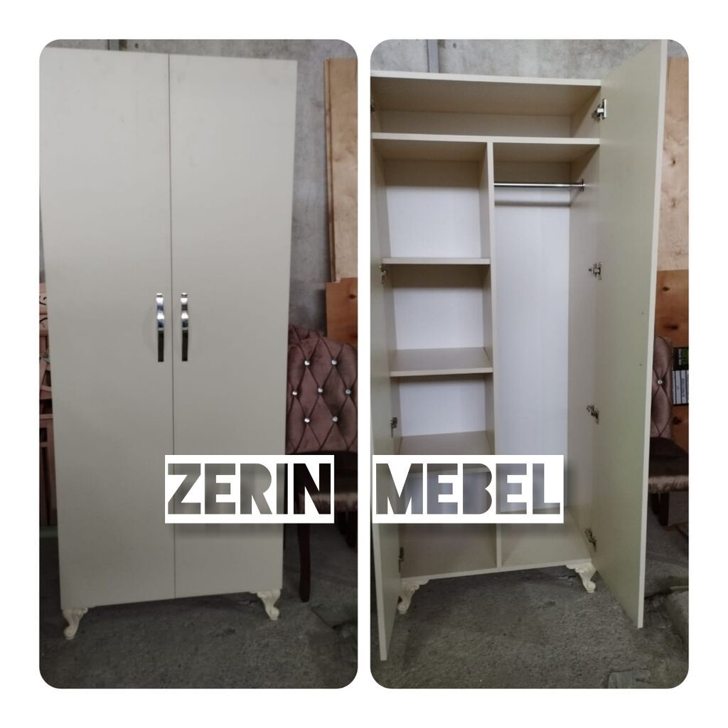 Endirim olunub topdan qiymətə pərakəndə satis.Təzə 2 qapili dolablar 1