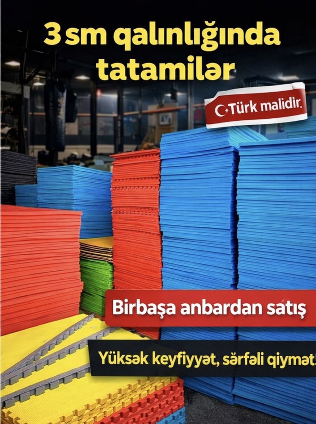 3 sm qalınlığında TATAMİ döşəmələr Endirimdedir(yararlanin bu