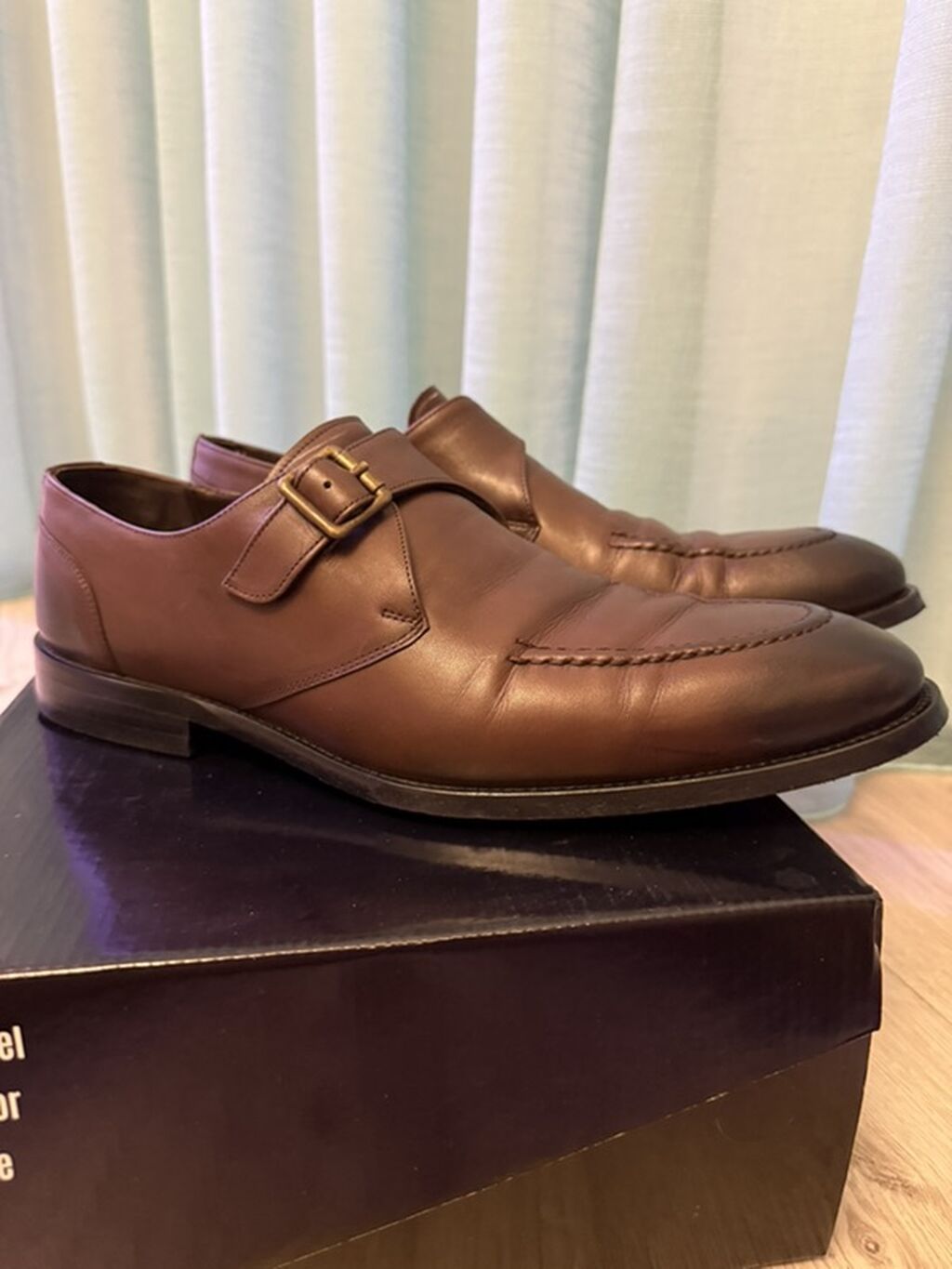 Milano Shoes kişi klassik ayaqqabısı - Model: Monk strap (tək tokalı)