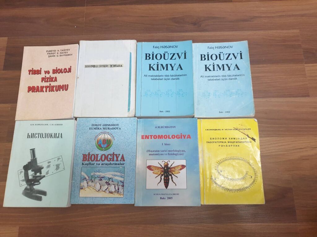 Tibb kitabları satılır aşağdakı siyahıda adı çəkilən. Продается