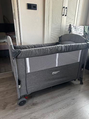 Manej çarpayı, 110*76*76. Yeni kimidir, çox az istifadə edilib. Matras - şəkil 5