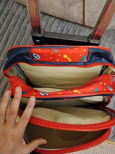 Uşaq üçün trolleyli məktəb çantası – Spider‑Man dizaynlı - Çəkisi - şəkil 5