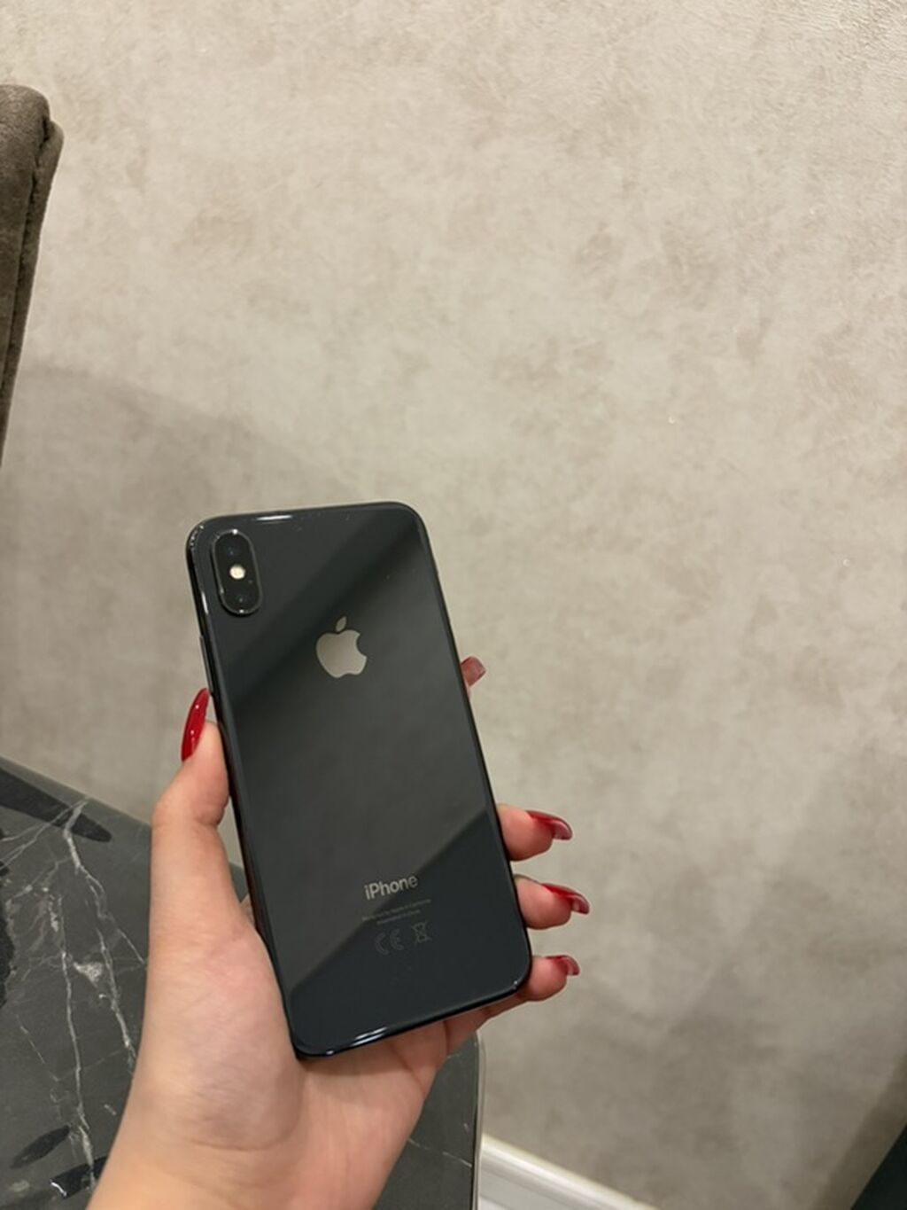 IPhone X, 64 GB, Qara, Face ID