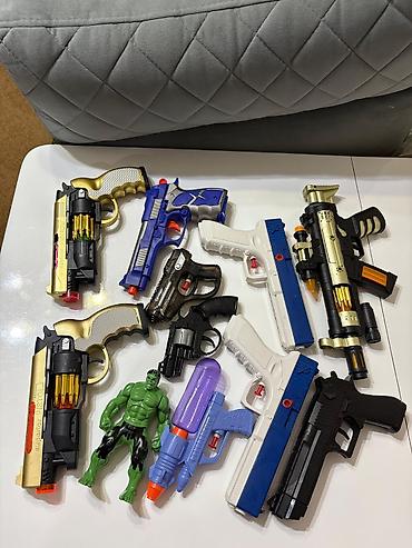 Uşaq üçün oyuncaq silahlar və fiqur dəsti whatsApp aktiv. Məzmun - şəkil 2