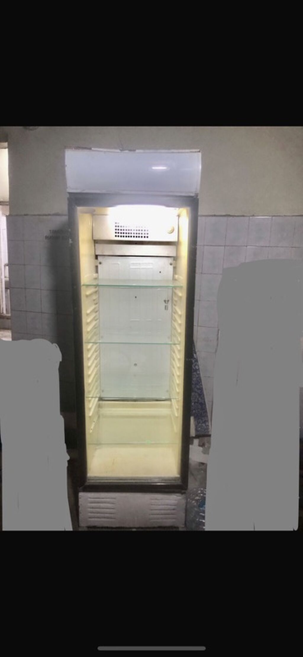 Vitrin tipli soyuducu - Şüşə qapılı, dik duran vitrin soyuducu -