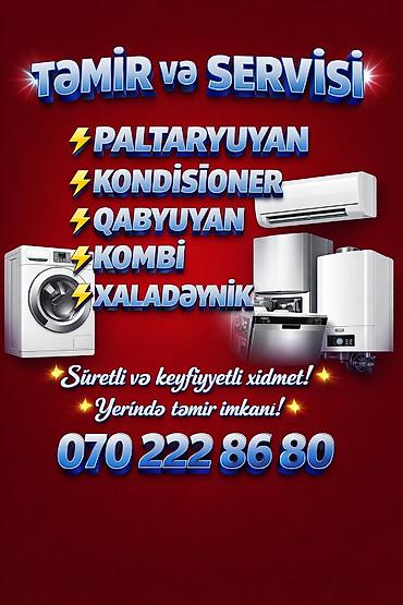 Məişət texnikasının təmiri və servisi Xidmət sahələri: - Kondisioner - şəkil 3