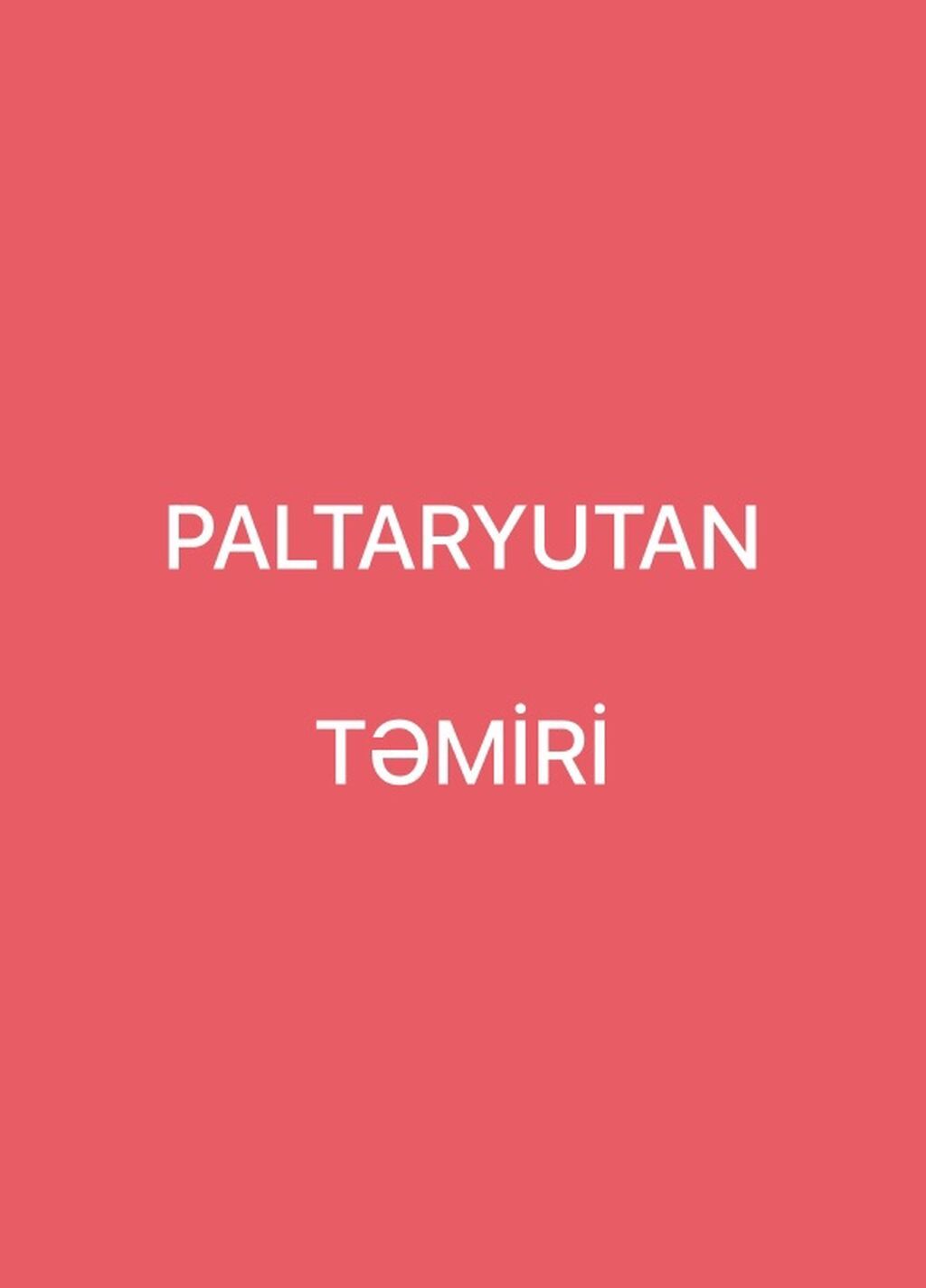 Paltaryuyan təmiri xidməti - İstənilən marka və model paltaryuyan