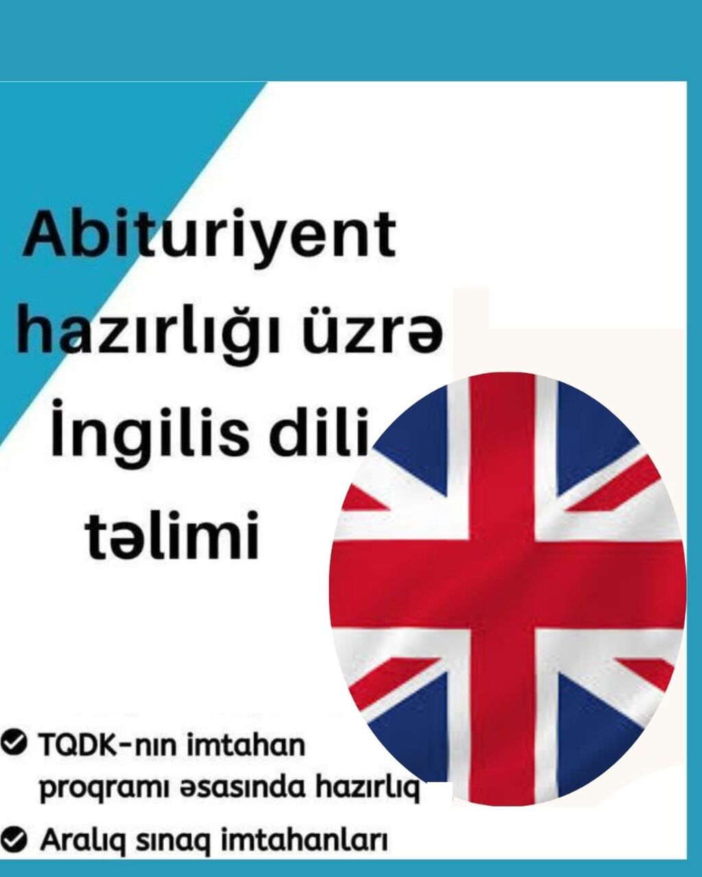 Xarici dil kursu, İngilis dili, Böyüklər üçün, Danışıq klubu, IELTS/TOEFL, Abituriyentlər üçün