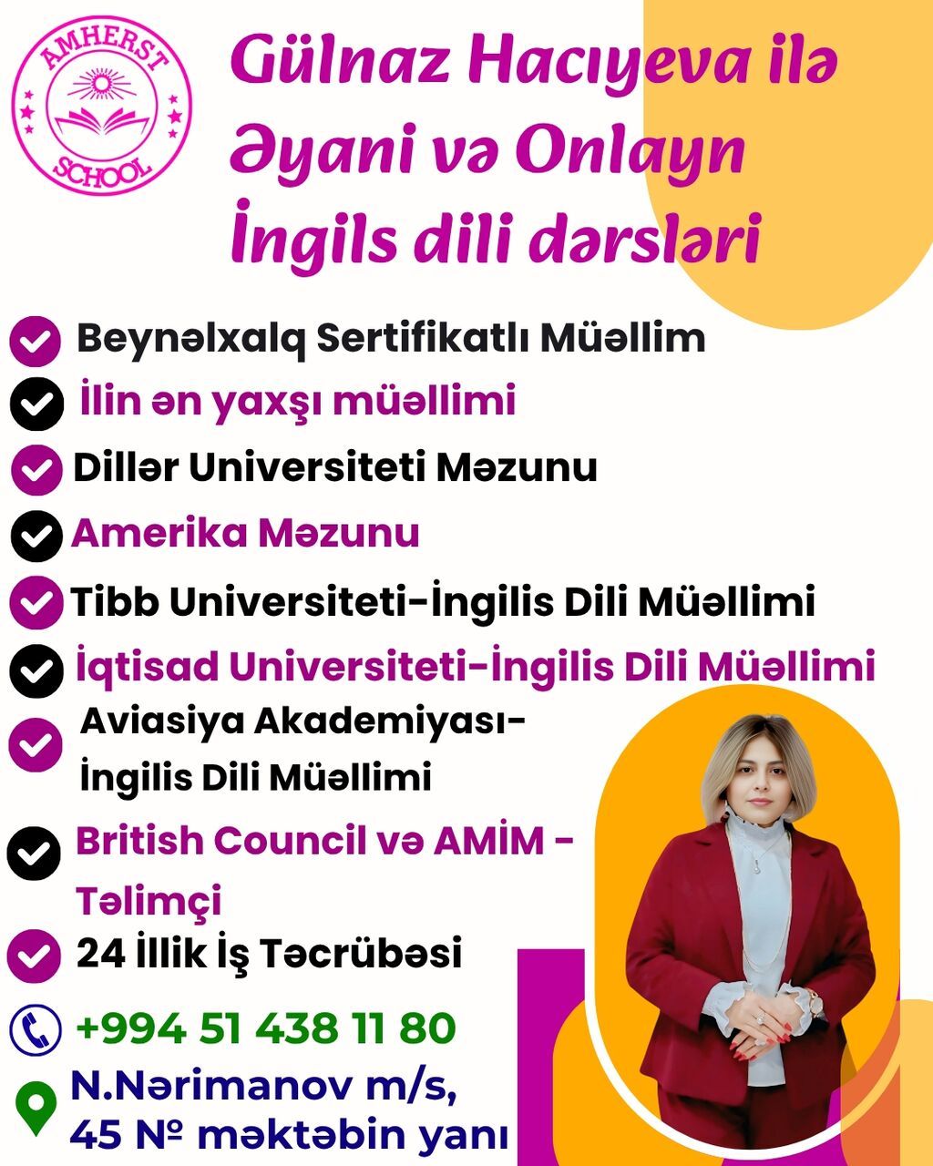 Xarici dil kursu, İngilis dili, Diplom, sertifikat