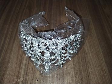 Gəlin üçün tac yenidir istifadə olunmayıb - şəkil 3