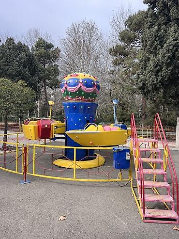 Uşaq əyləncə karuseli – mini “uçan qayıqlar” - Açıq hava attraksionu - şəkil 3