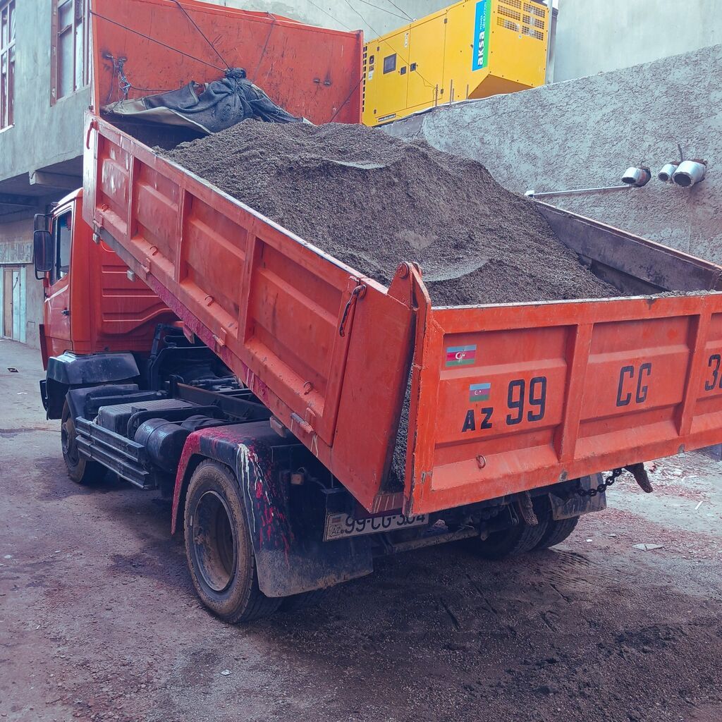 Tikinti materiallarının gətirilməsi və boşaldılması xidməti. Təklif