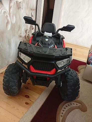 Uşaq üçün elektrikli ATV kvadrosikl - Rəng: qırmızı-qara - Korpus - şəkil 5