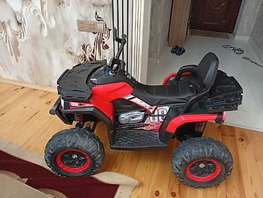 Uşaq üçün elektrikli ATV kvadrosikl - Rəng: qırmızı-qara - Korpus - şəkil 3