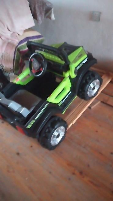 Uşaq üçün elektrikli off-road jeep tipli maşın - Rəng: yaşıl-qara - şəkil 5