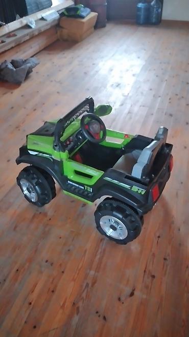 Uşaq üçün elektrikli off-road jeep tipli maşın - Rəng: yaşıl-qara - şəkil 2