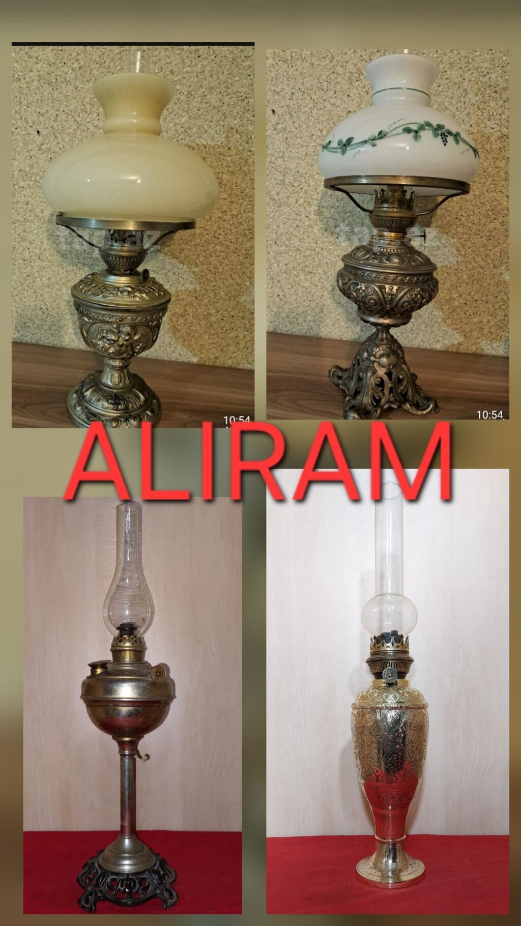 Aliram!!!Kohne latun,mis kerosin lampaları aliram!!!Satmaq.isteyen