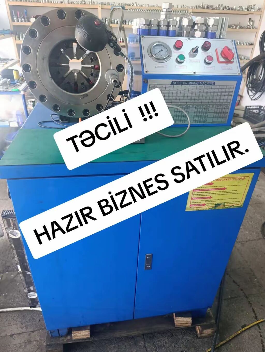 Şlanq presləmə biznesi üçün tam avadanlıq paketi Məhsul/təyinat: -